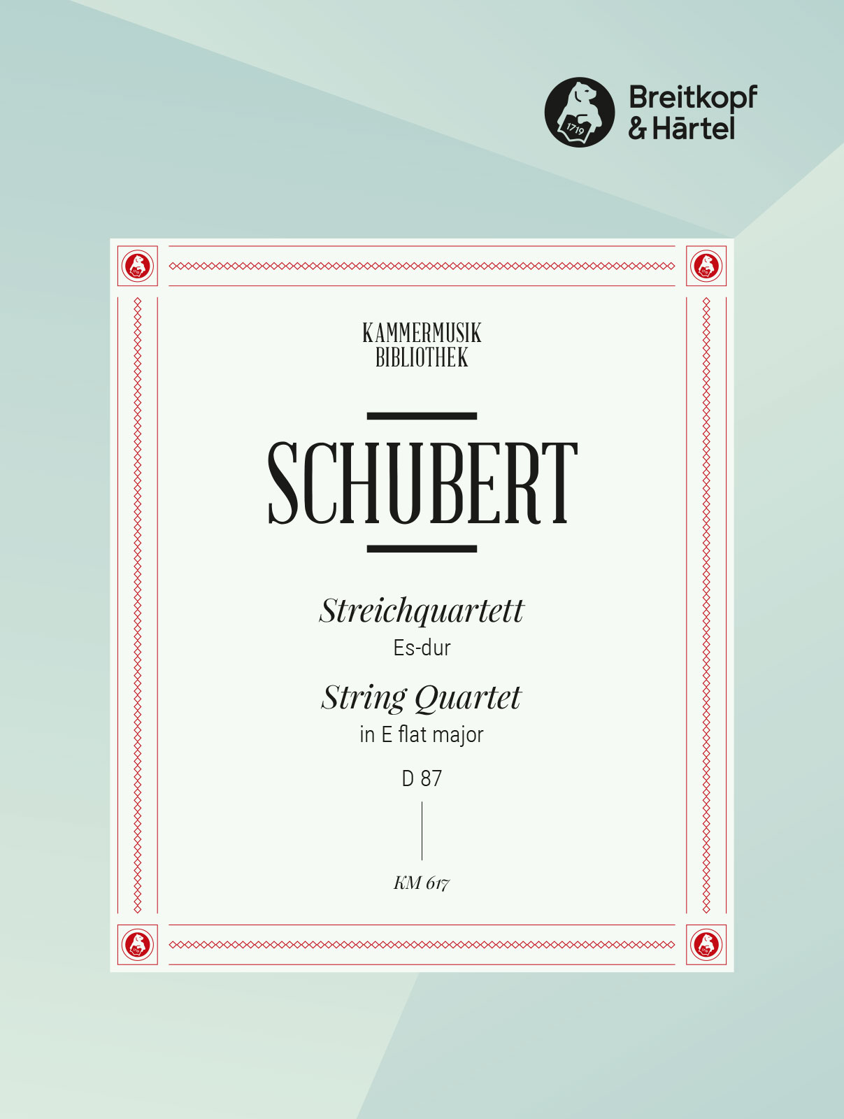 Franz Schubert - Streichquartett Es-dur D 87 [op. posth. 125/1] - Cover