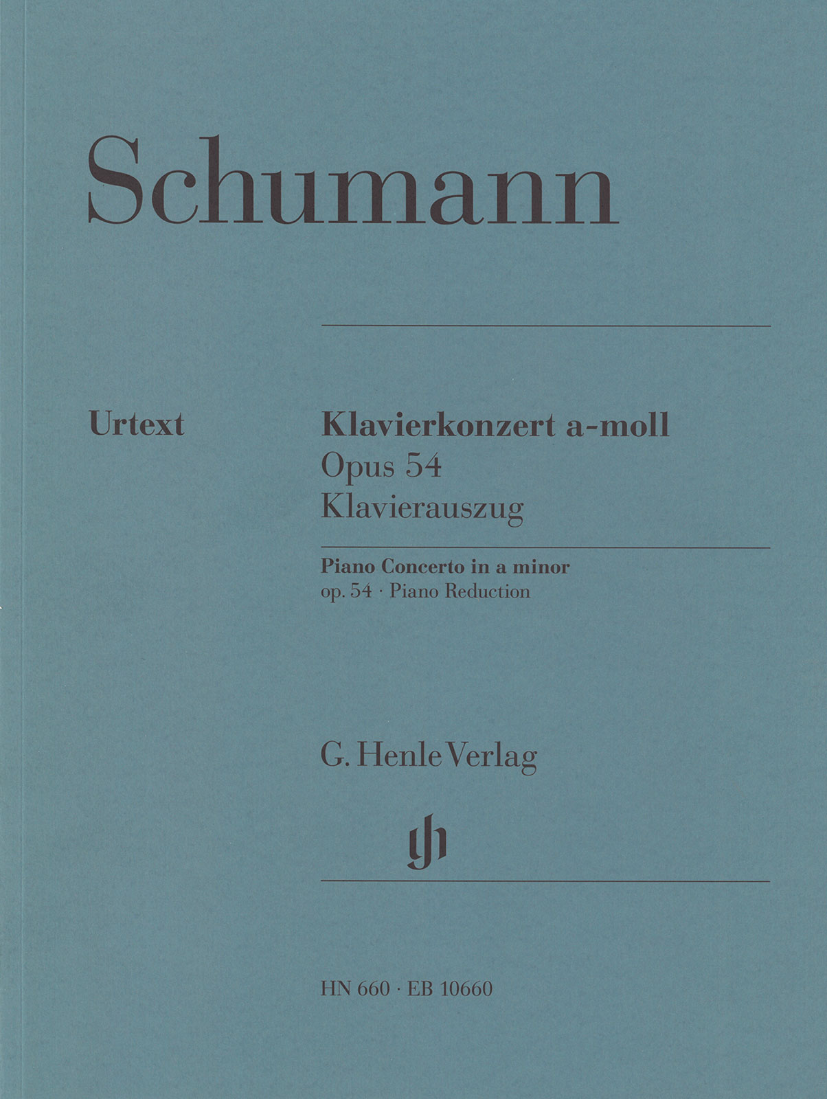 EB 10660 - Klavierkonzert a-moll op. 54 - Cover