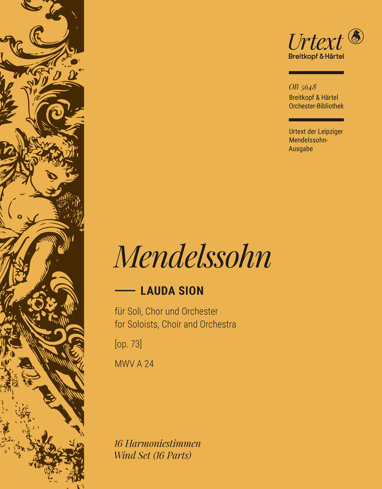OB 5648-30 - Lauda Sion [op. 73] MWV A 24 - Cover