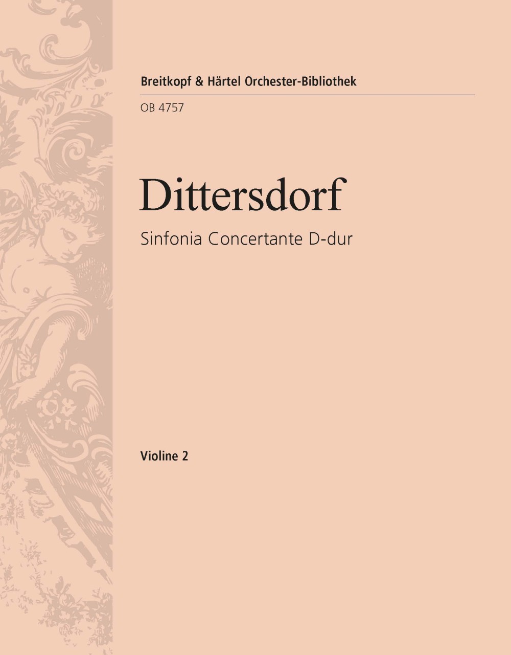 OB 4757-16 - Sinfonia Concertante in D major - Cover