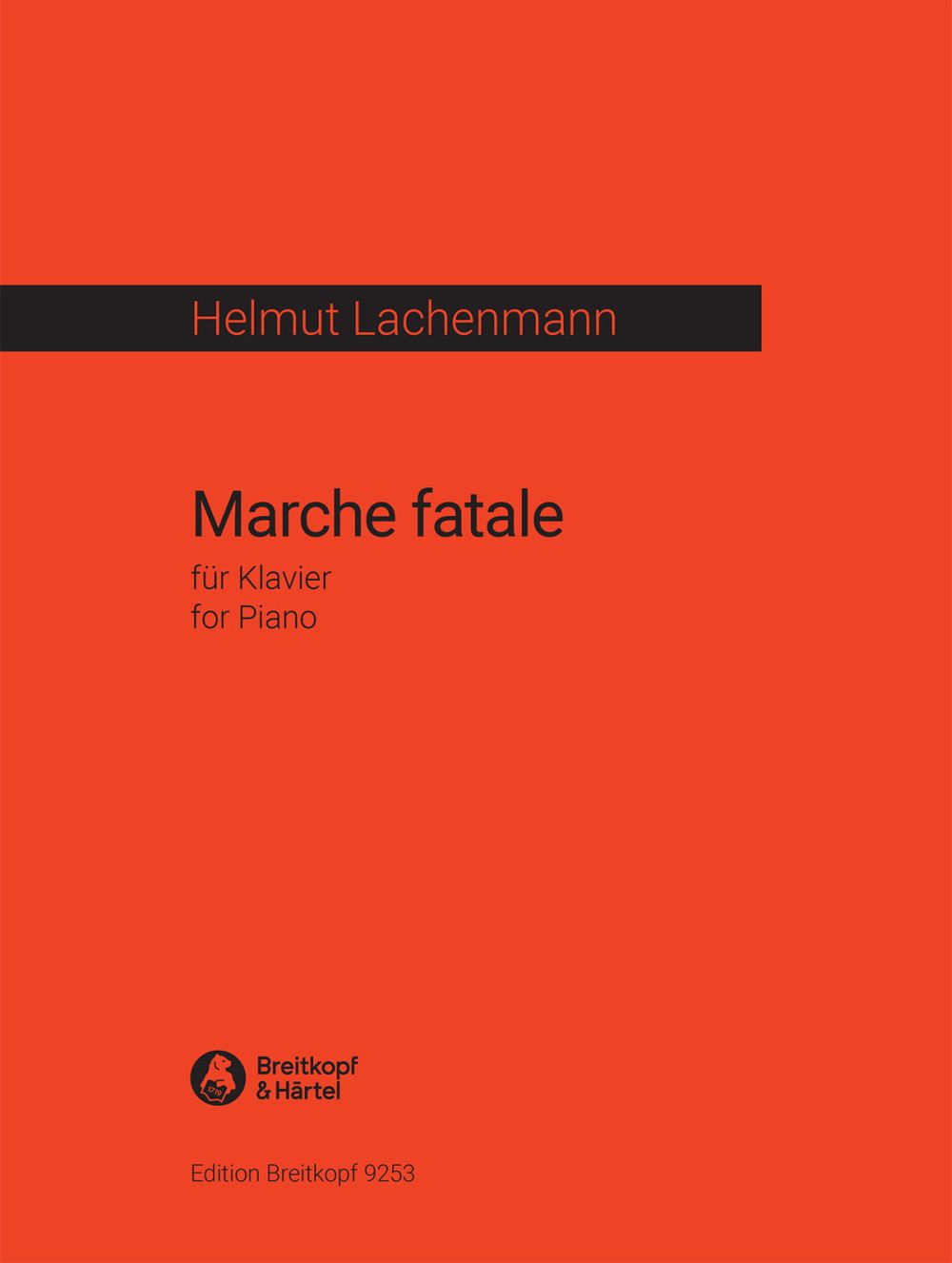 Helmut Lachenmann - Marche fatale - Cover
