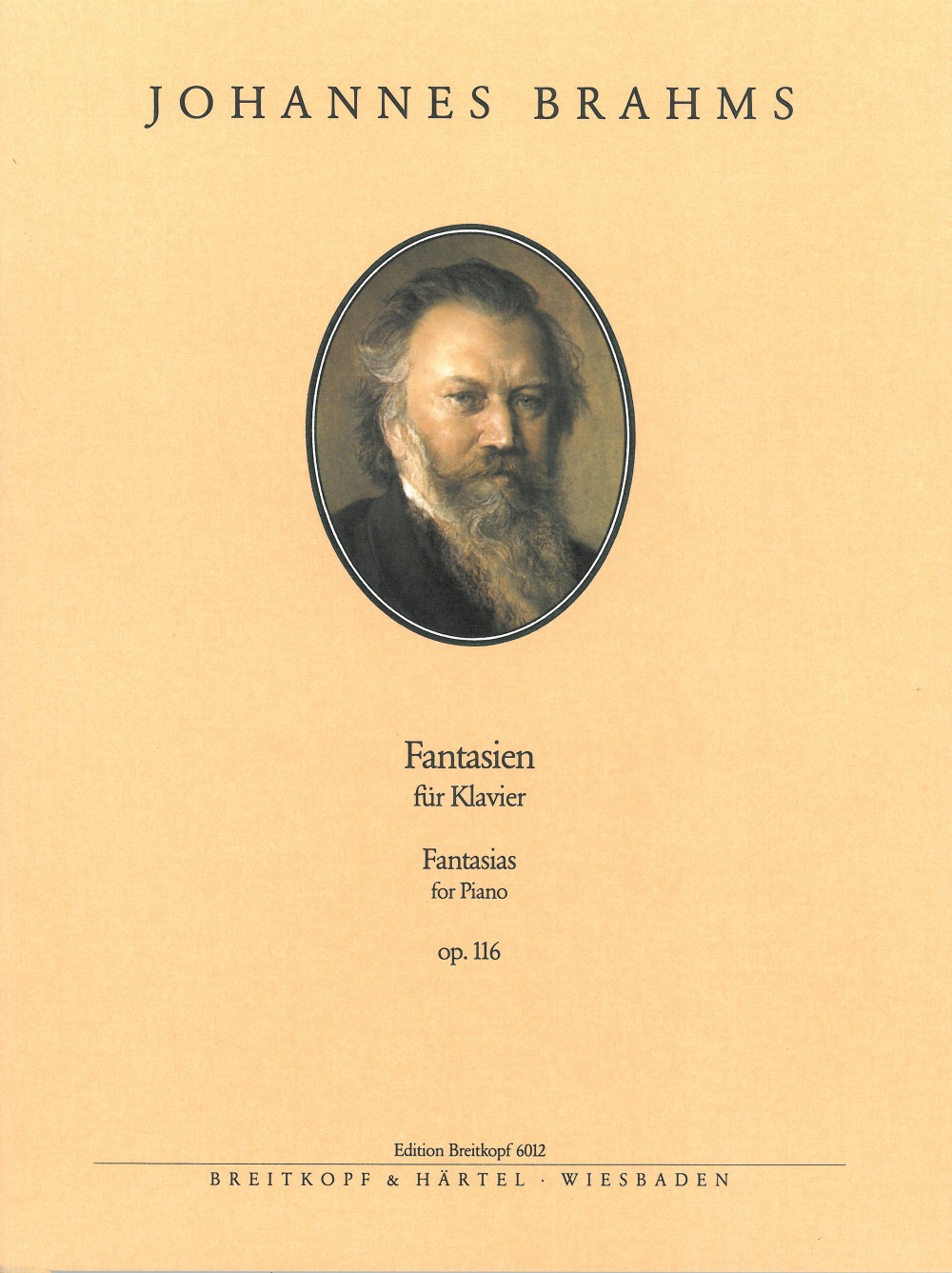 Johannes Brahms - Fantasias Op. 116 - Cover