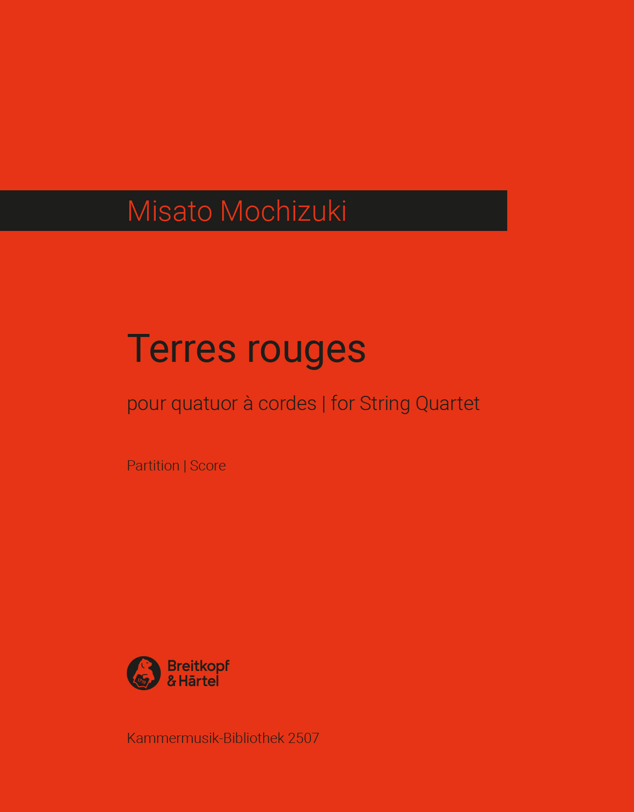 Misato Mochizuki - Terres rouges - Cover