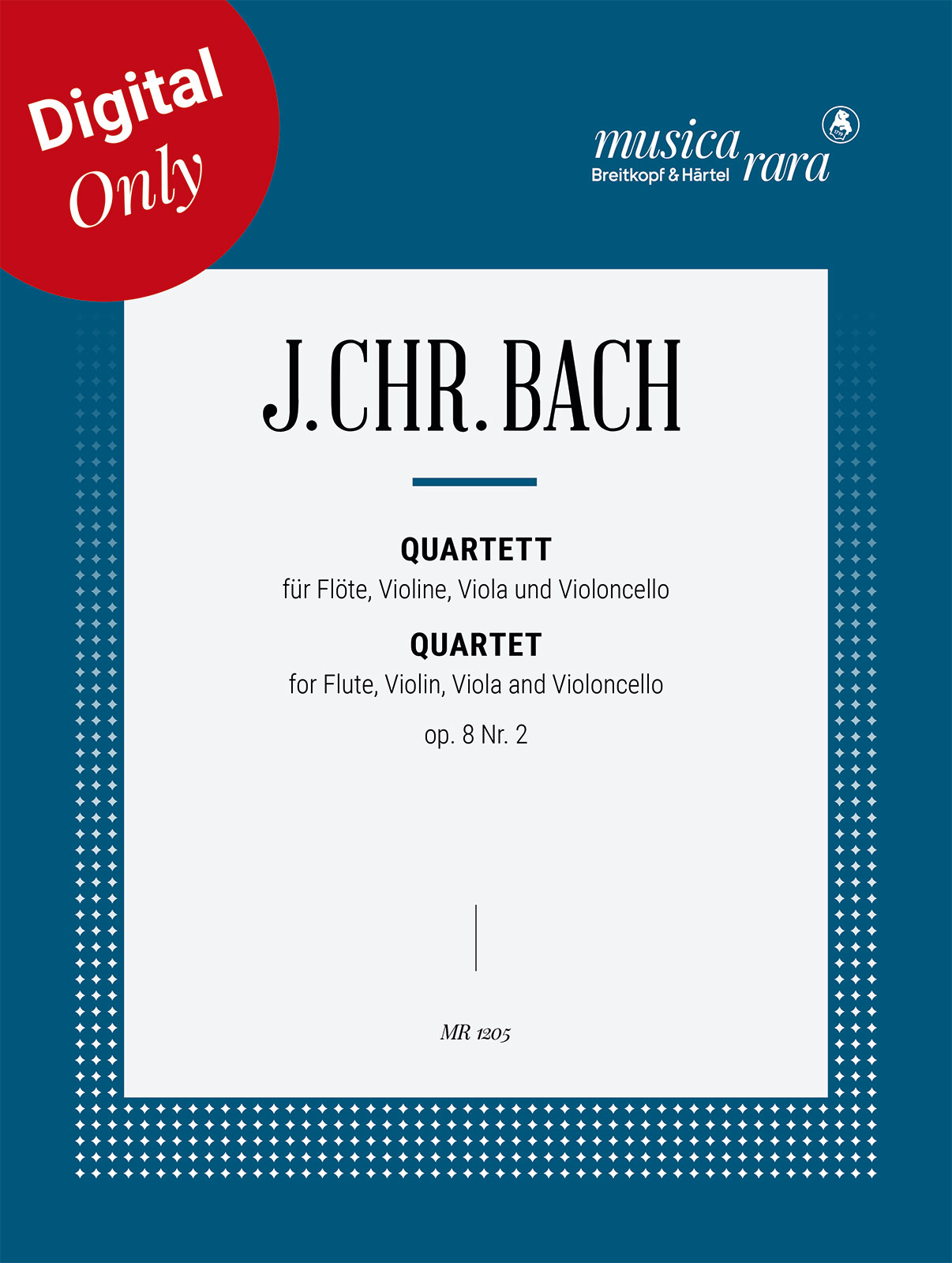 Johann Christian Bach - Quartett D-dur op. 8 Nr. 2 - Cover