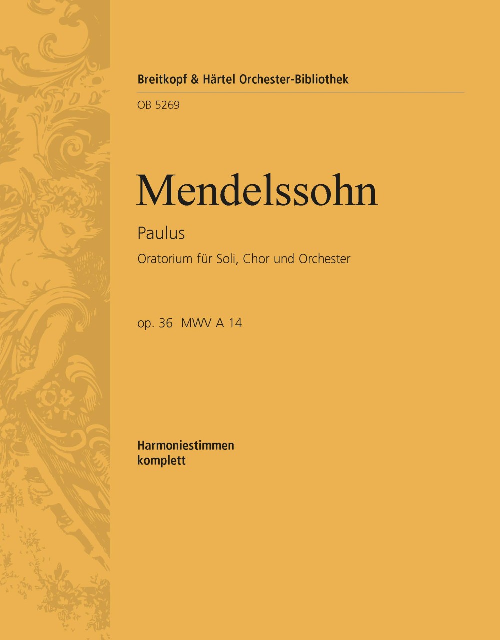 OB 5269-30 - Paulus op. 36 MWV A 14 - Cover