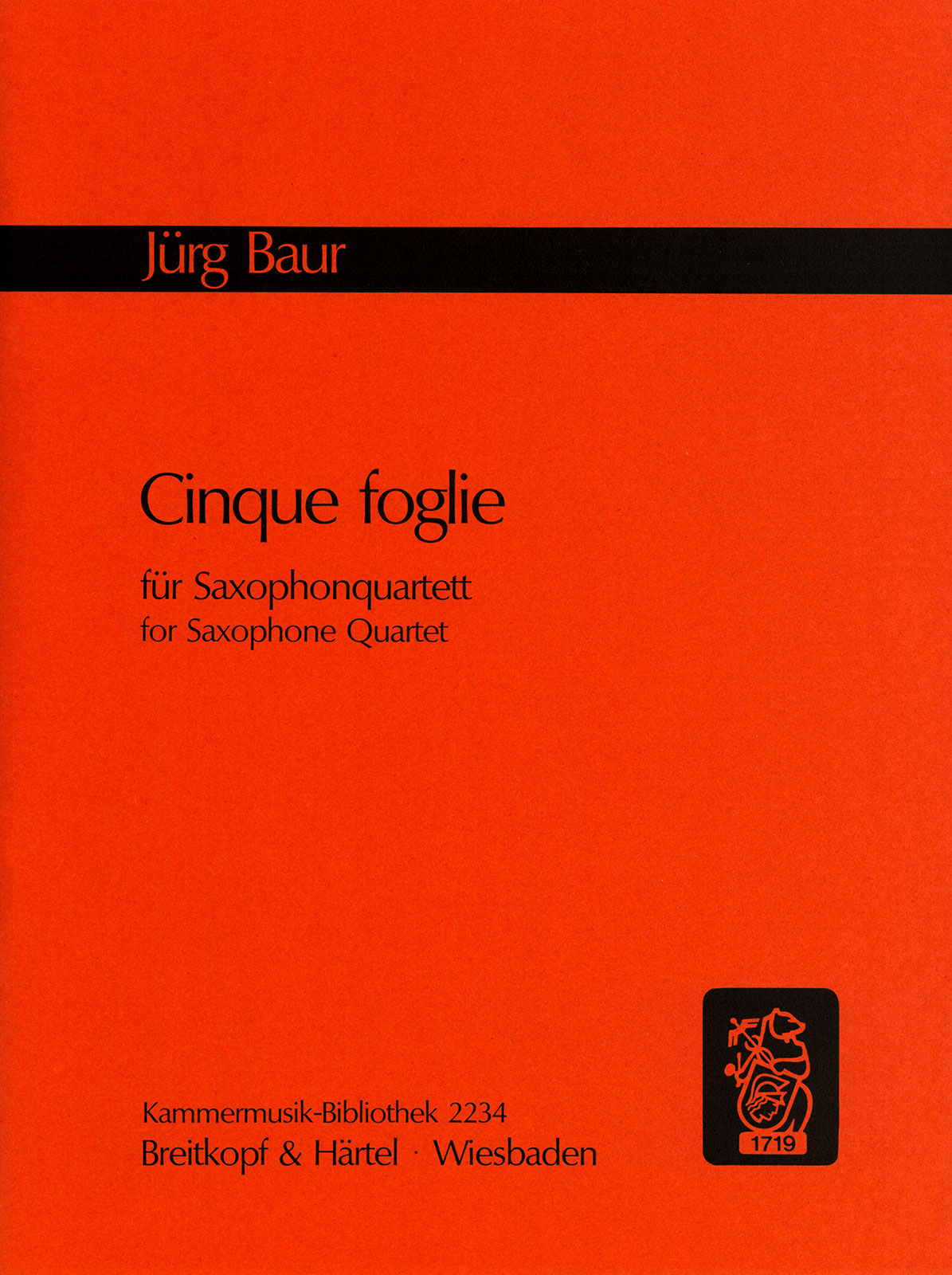 Jürg Baur - Cinque foglie - Cover