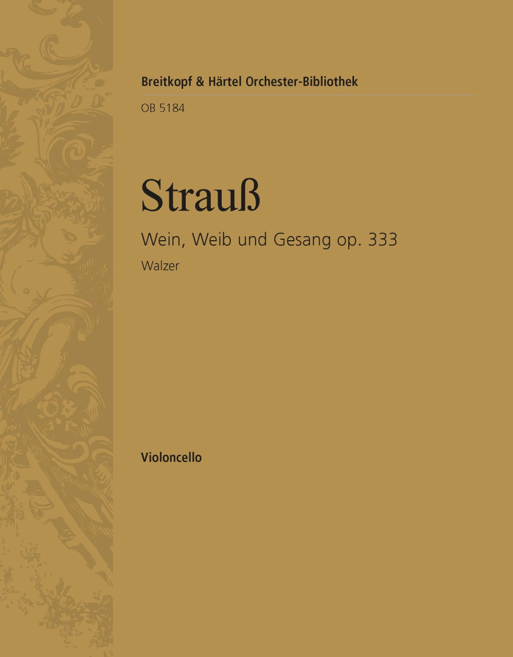 OB 5184-23 - Wein, Weib und Gesang op. 333 - Cover
