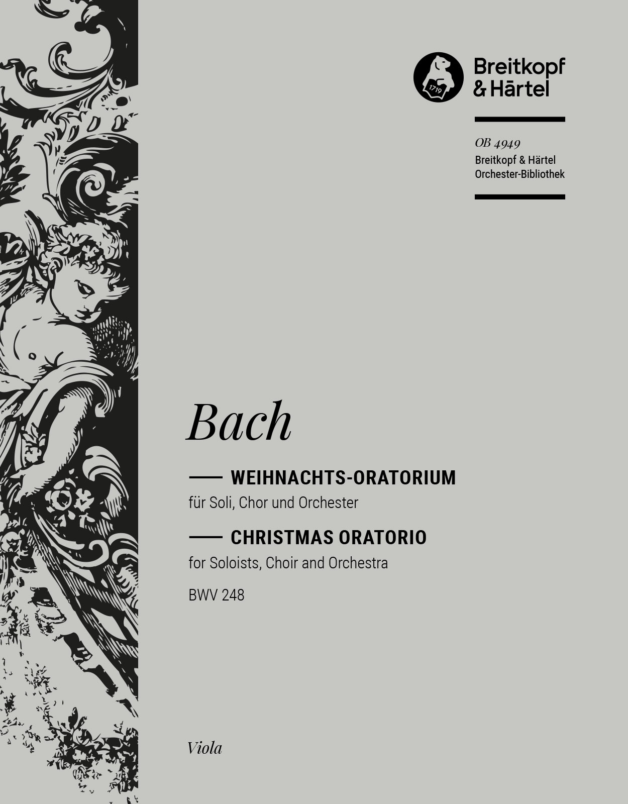 OB 4949-19 - Weihnachts-Oratorium BWV 248 - Cover
