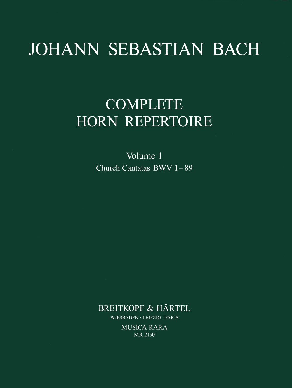 Johann Sebastian Bach - Vollständiges Horn-Repertoire - Cover
