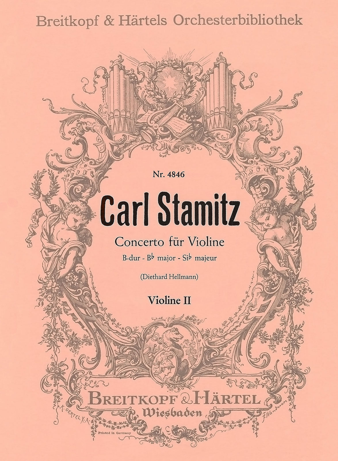 OB 4846-16 - Violinkonzert B-dur - Cover