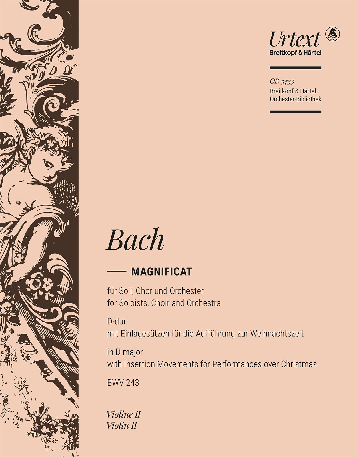 OB 5733-16 - Magnificat in D major BWV 243 - Cover