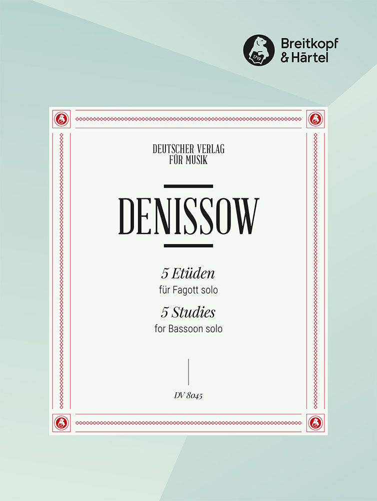 Edison Denissow - 5 Etüden - Cover