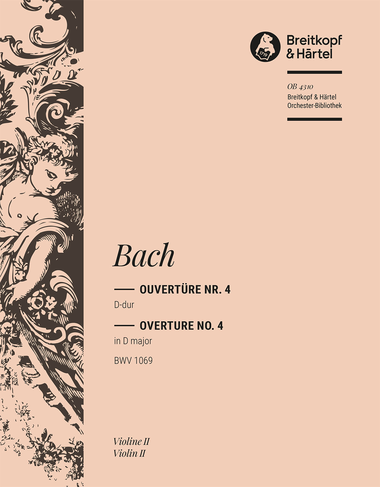 OB 4310-16 - Ouvertüre (Suite) Nr. 4 D-dur BWV 1069 - Cover