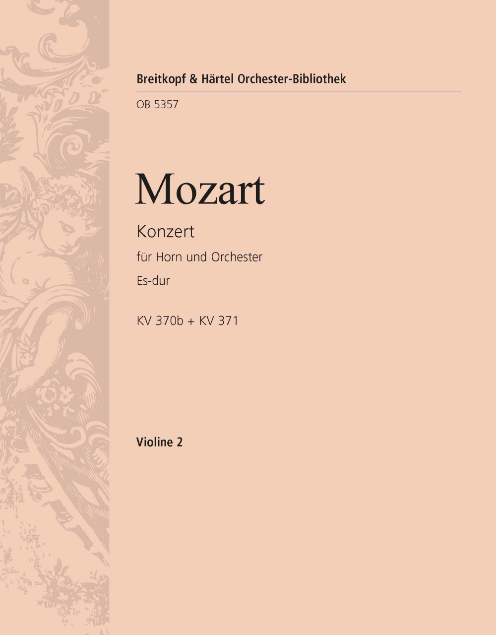 OB 5357-16 - Horn Concerto in E flat major K. 370b und K. 371 - Cover