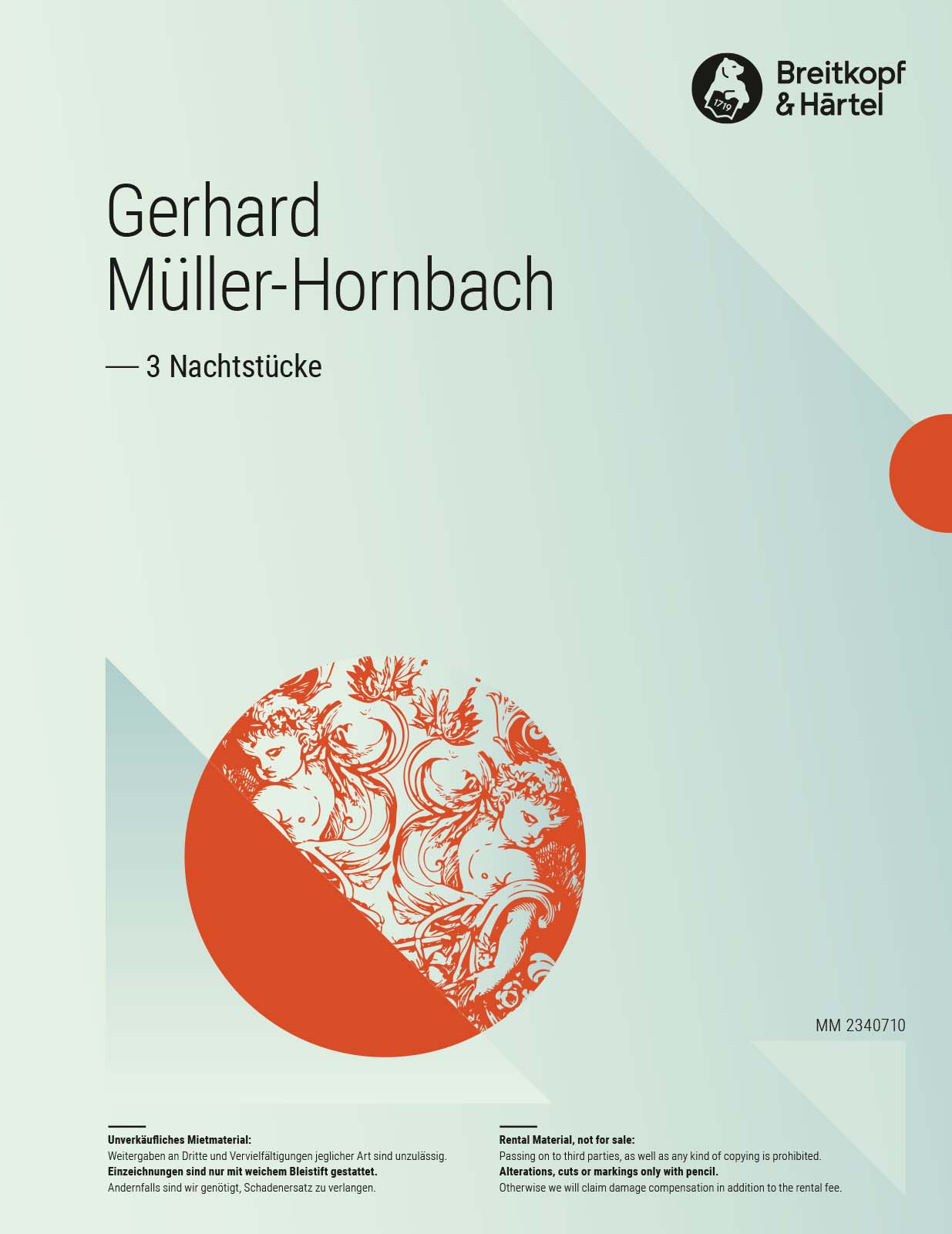 Gerhard Müller-Hornbach - 3 Nachtstücke - Cover