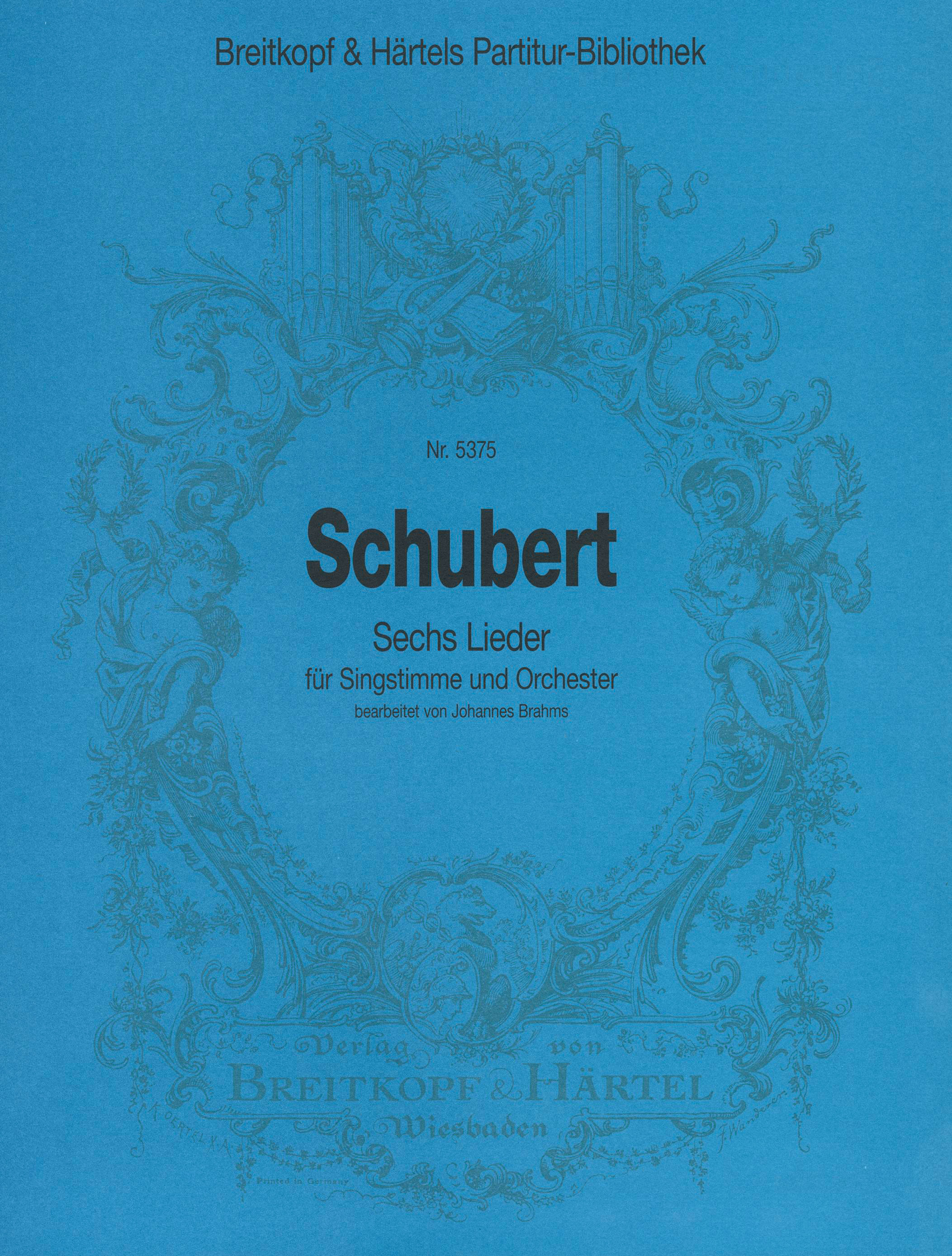 Franz Schubert - 6 Songs - Cover