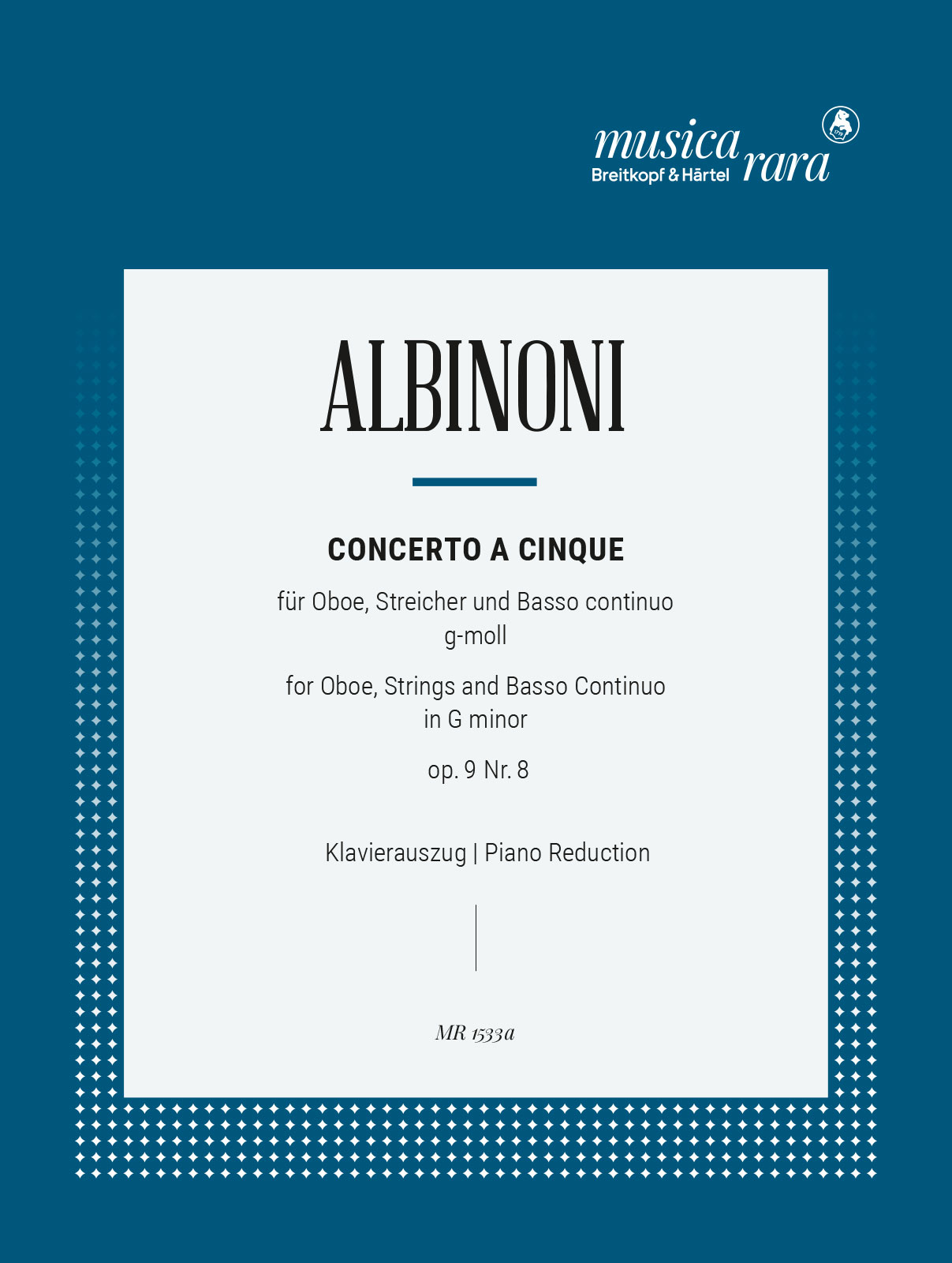Tomaso Albinoni - Concerto a Cinque in g-moll op. 9/8 - Cover