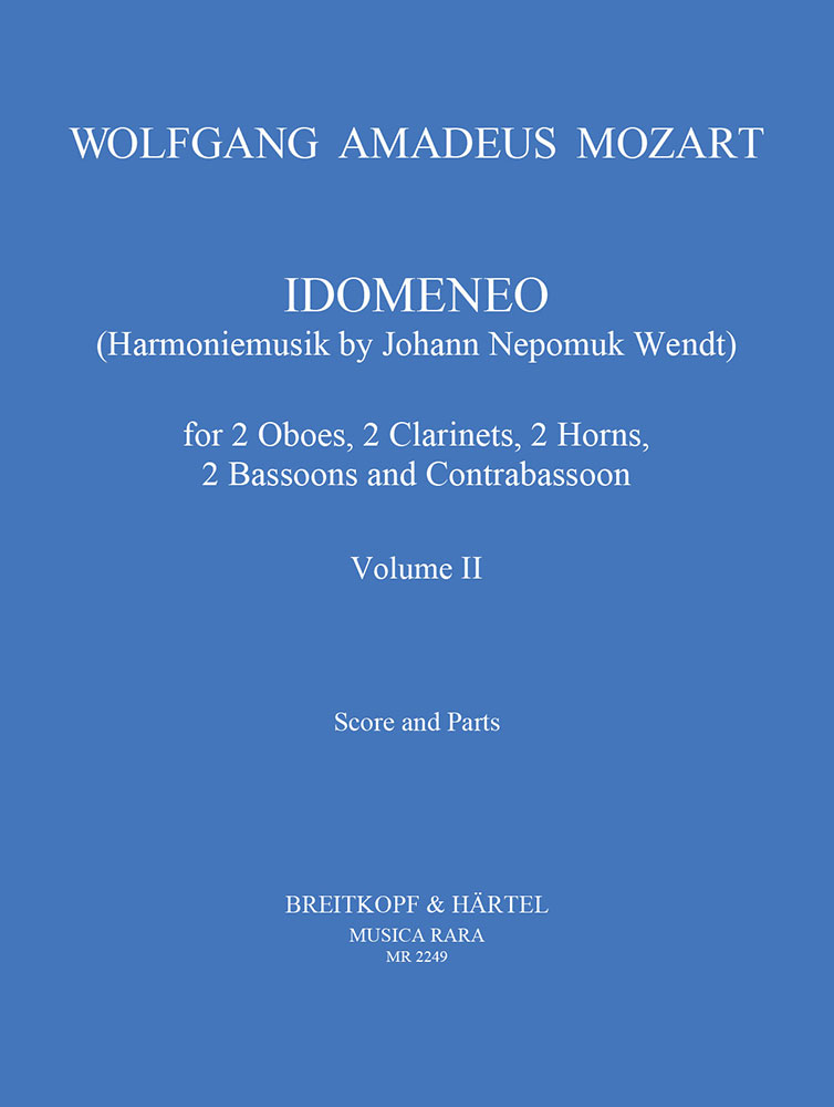 Wolfgang Amadeus Mozart - Idomeneo KV 366 - Cover
