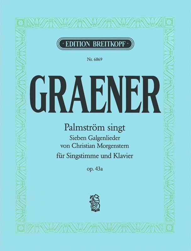 EB 6869 - Paul Graener - Galgenlieder op. 43 - Cover