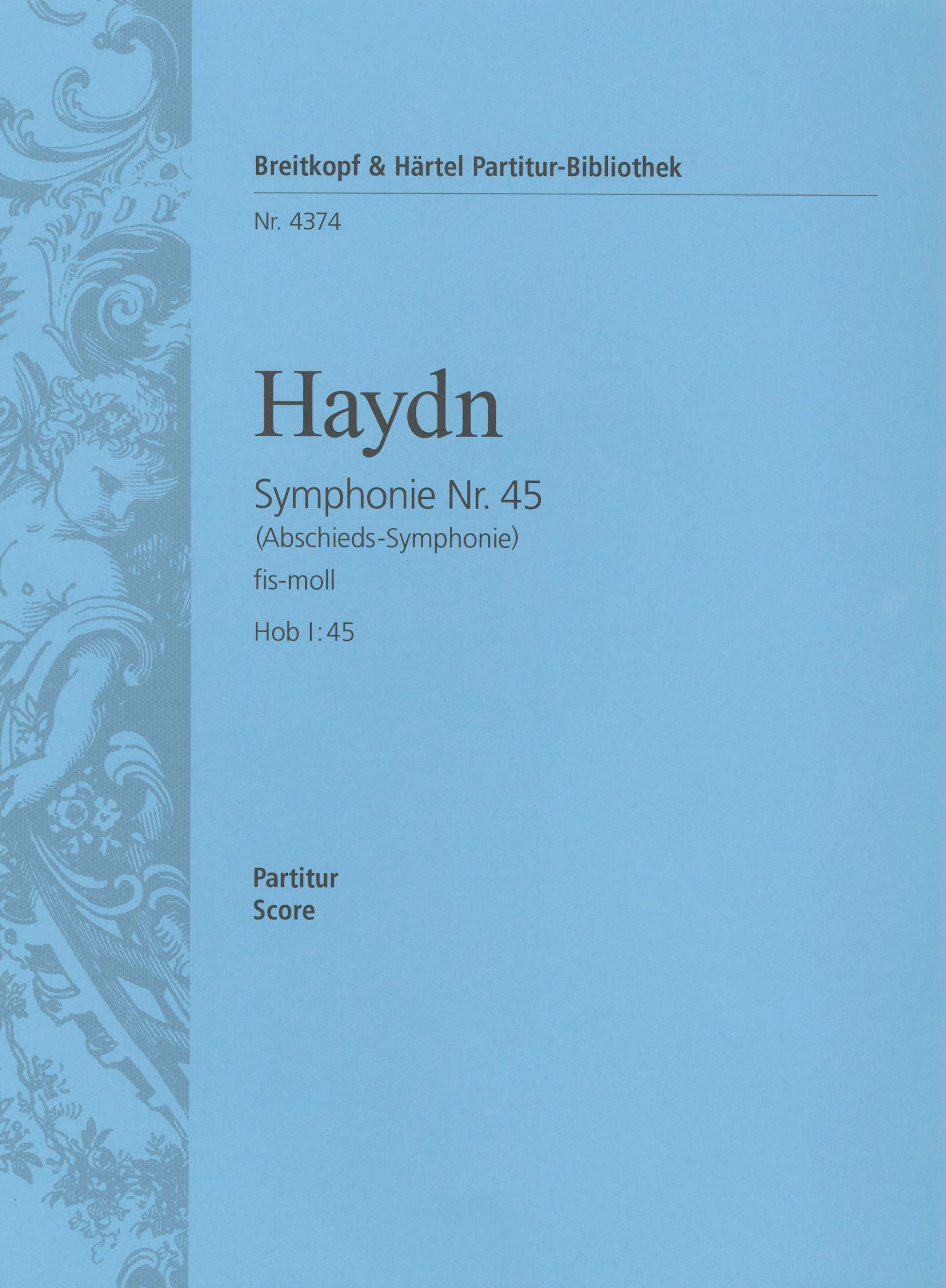 Joseph Haydn - Symphony No. 45 in F minor Hob I:45 - Cover