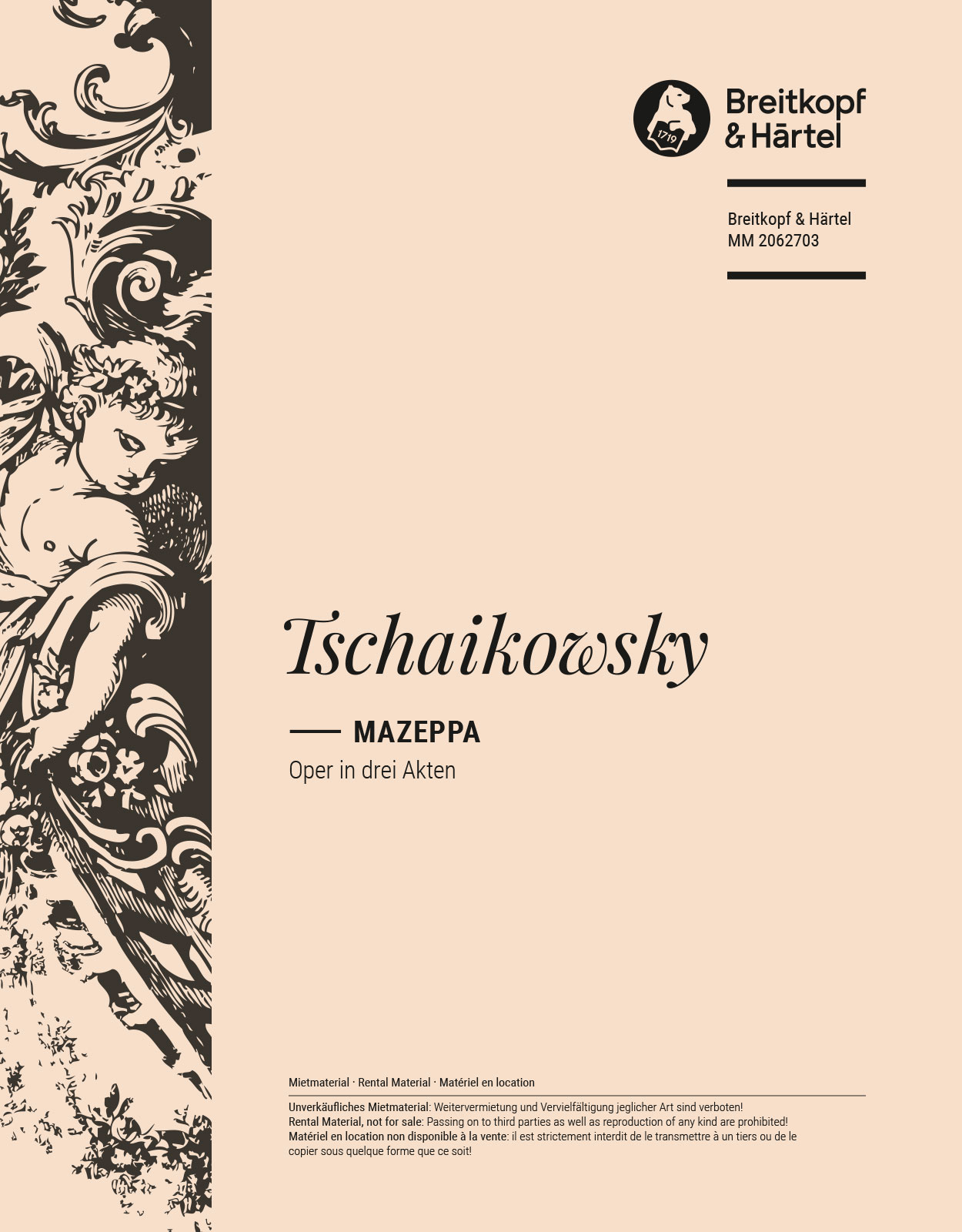 Pjotr Iljitsch Tschaikowsky - Mazeppa - Cover