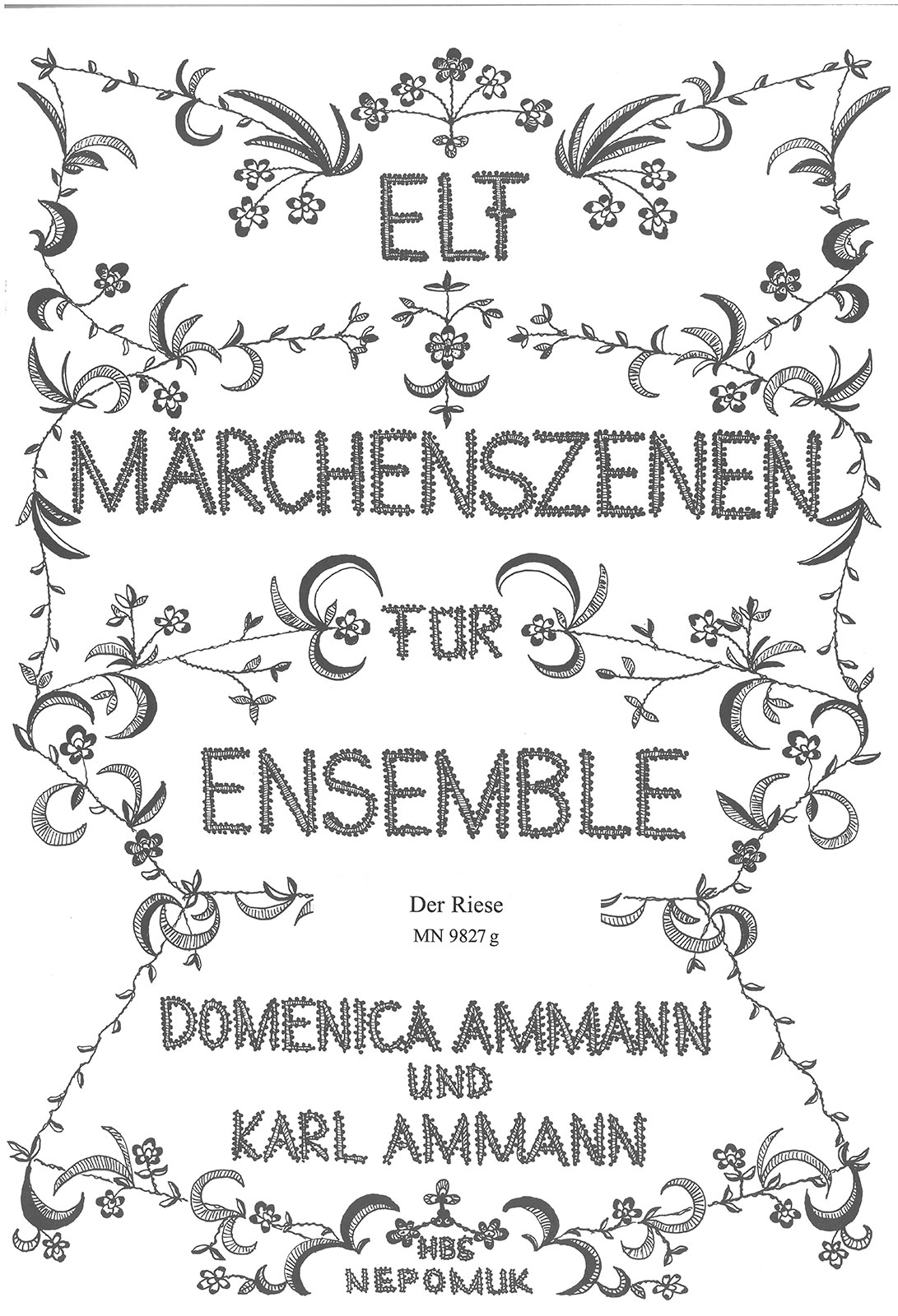 MN 9827g - 11 Märchenszenen - Cover