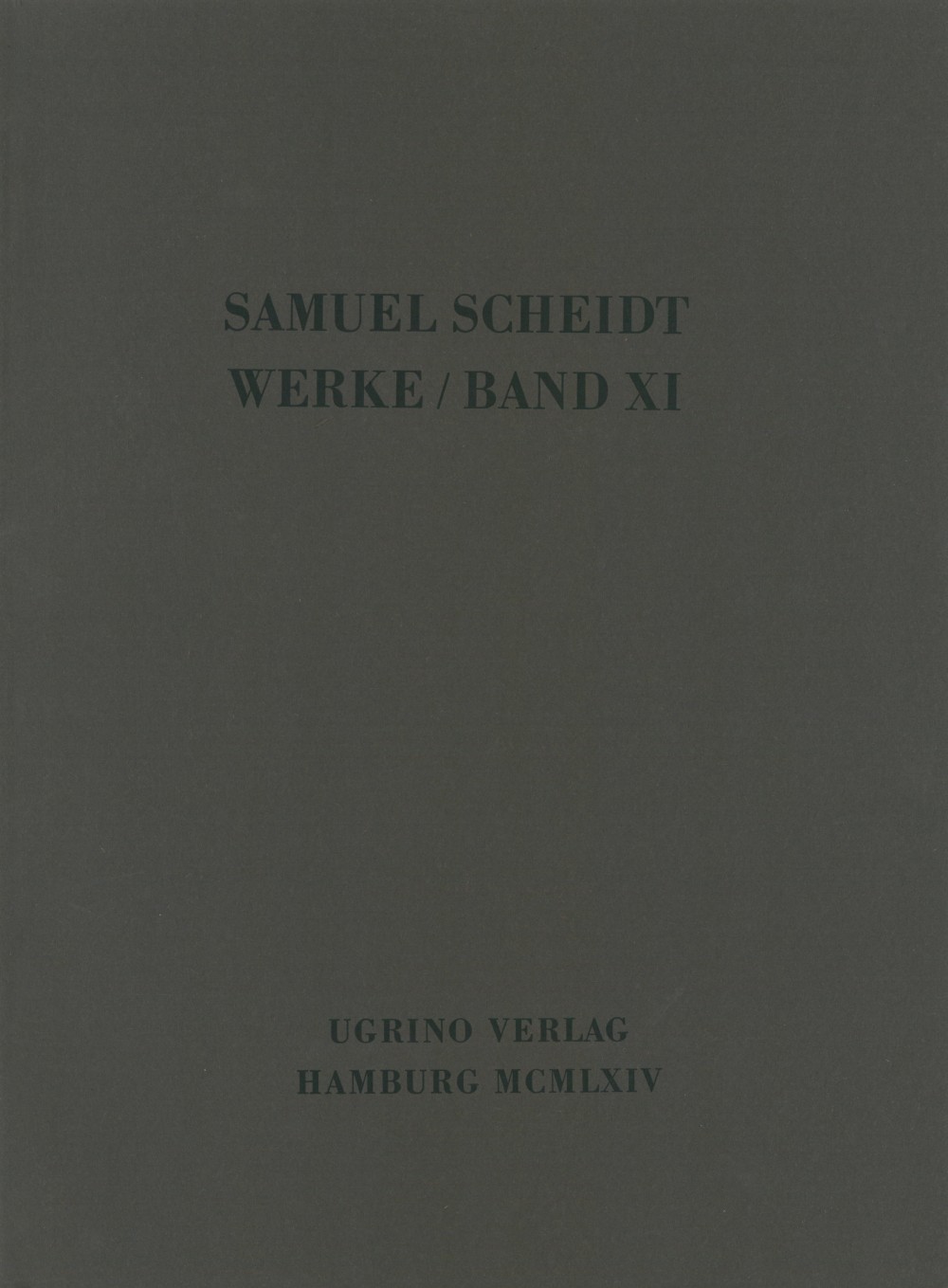 DV 4761-01 - Samuel Scheidts Werke – Gesamtausgabe - Cover