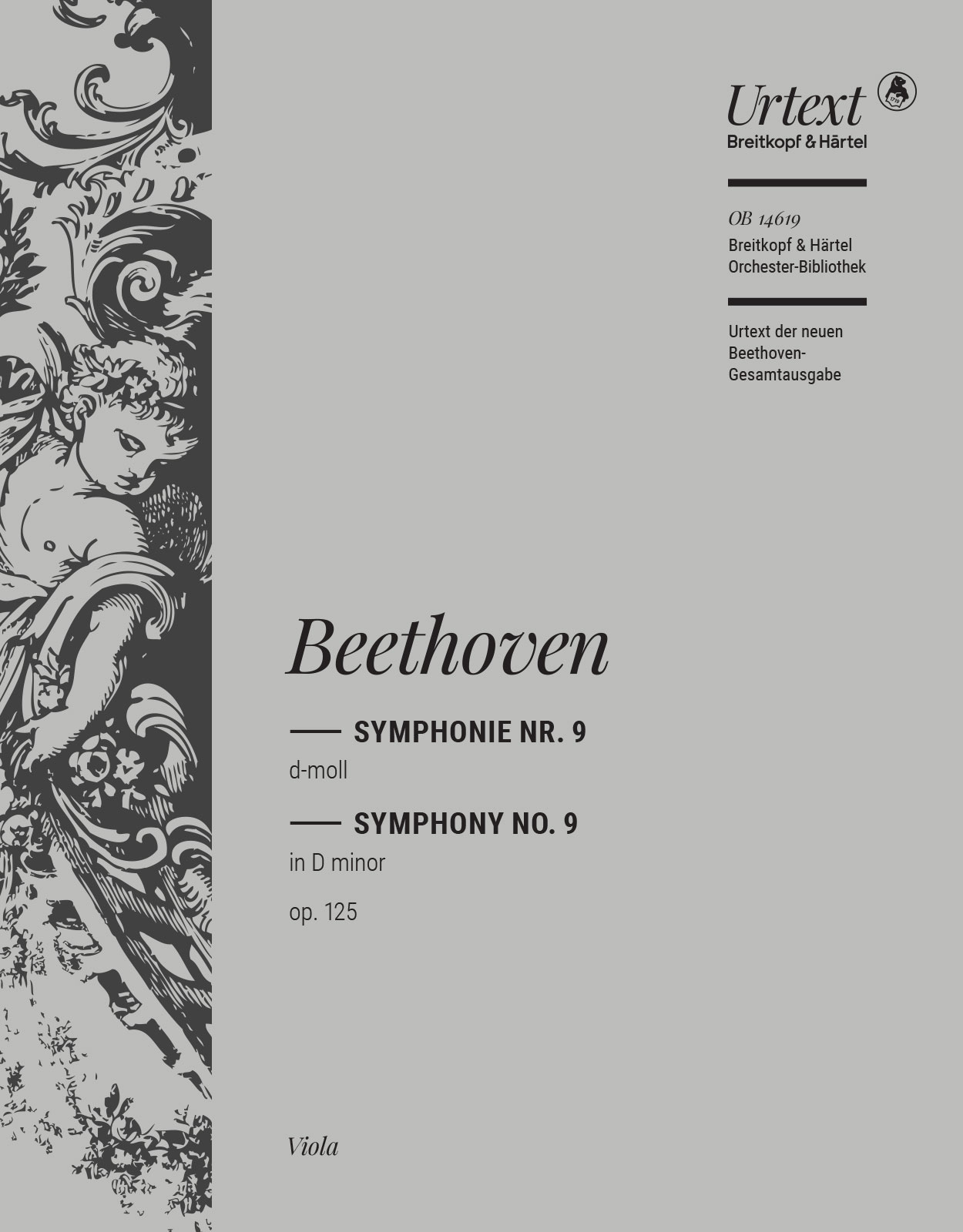 OB 14619-19 - Symphony No. 9 in D minor Op. 125 - Cover