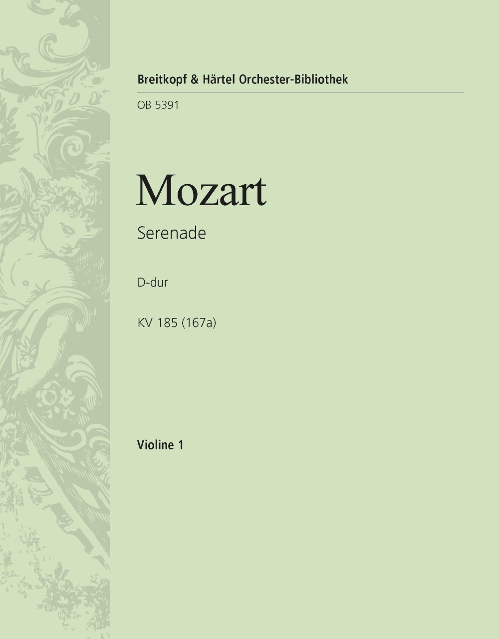 OB 5391-15 - Serenade in D major K. 185 (167a) - Cover