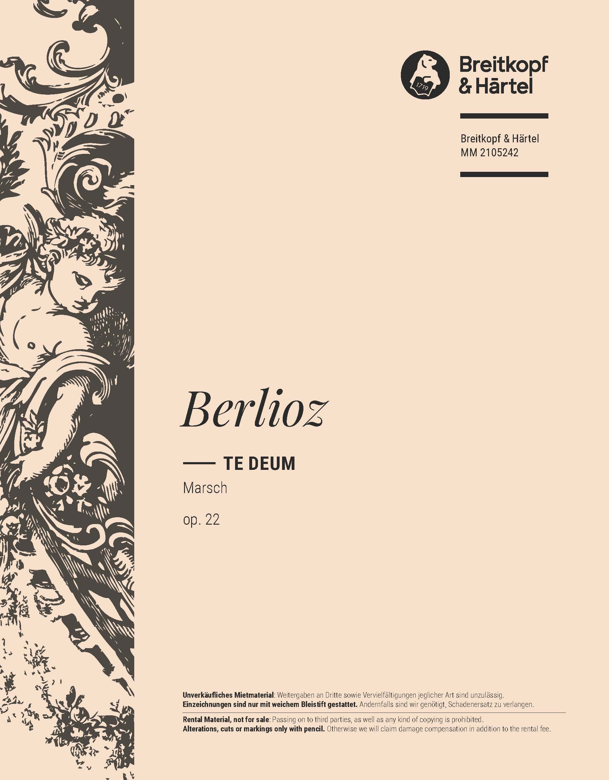 MM 2105242 - Te Deum Op. 22 - Cover