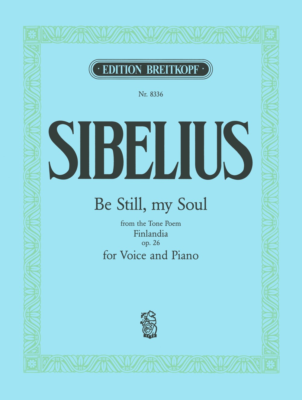 EB 8336 - Be still, my soul - Cover