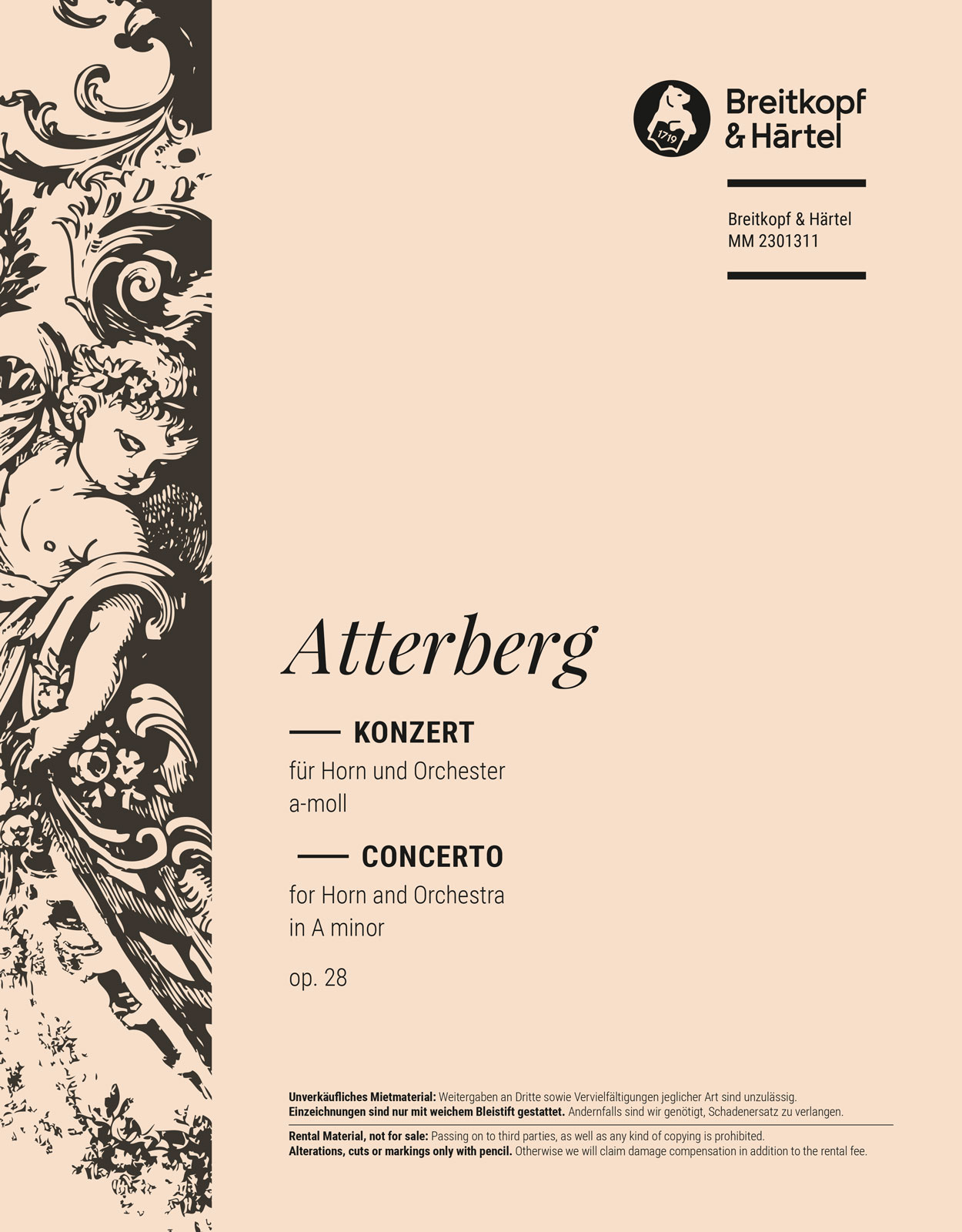 MM 2301311 - Hornkonzert a-moll op. 28 - Cover