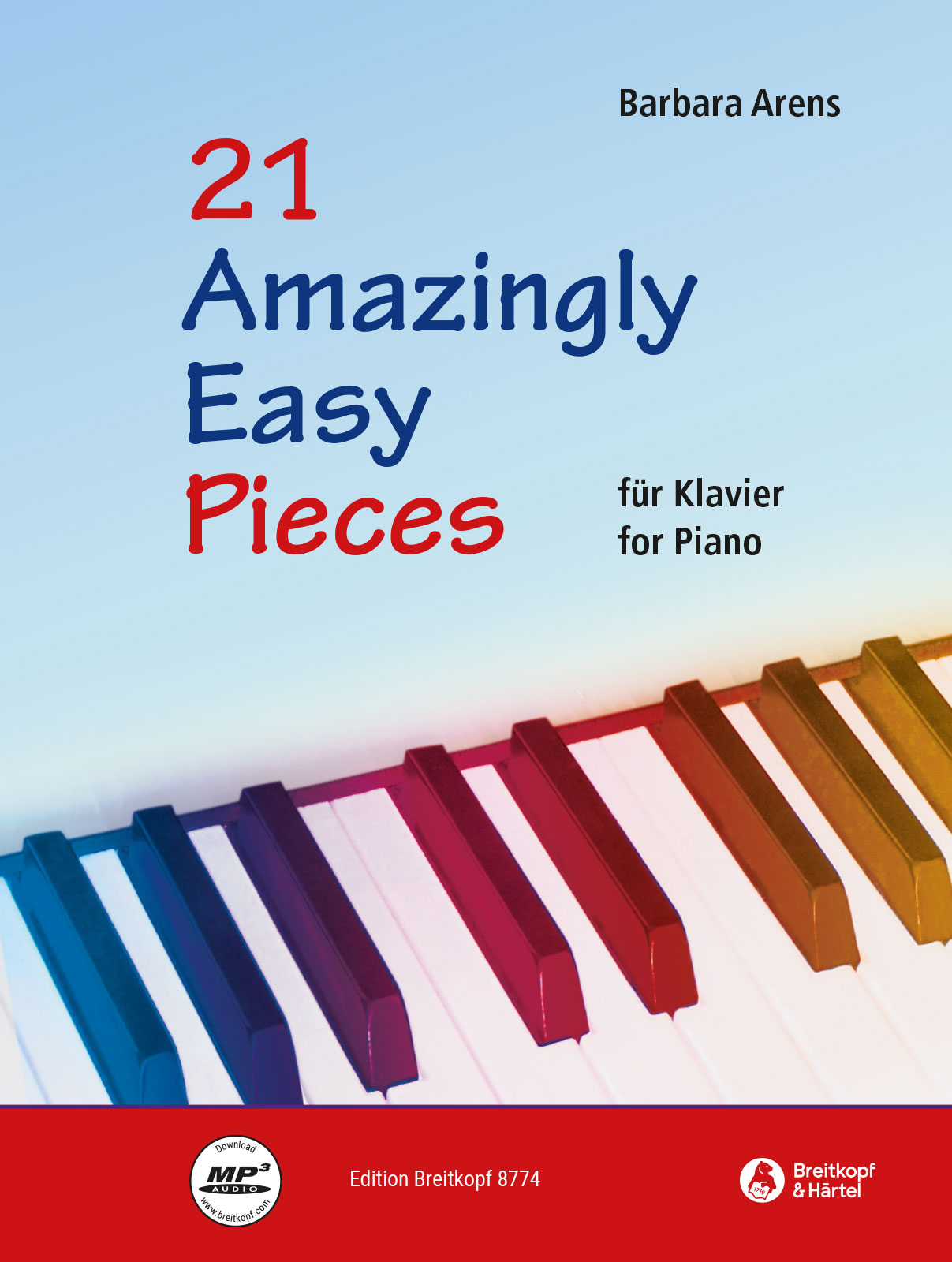 Barbara Arens - 21 Amazingly Easy Pieces - Cover