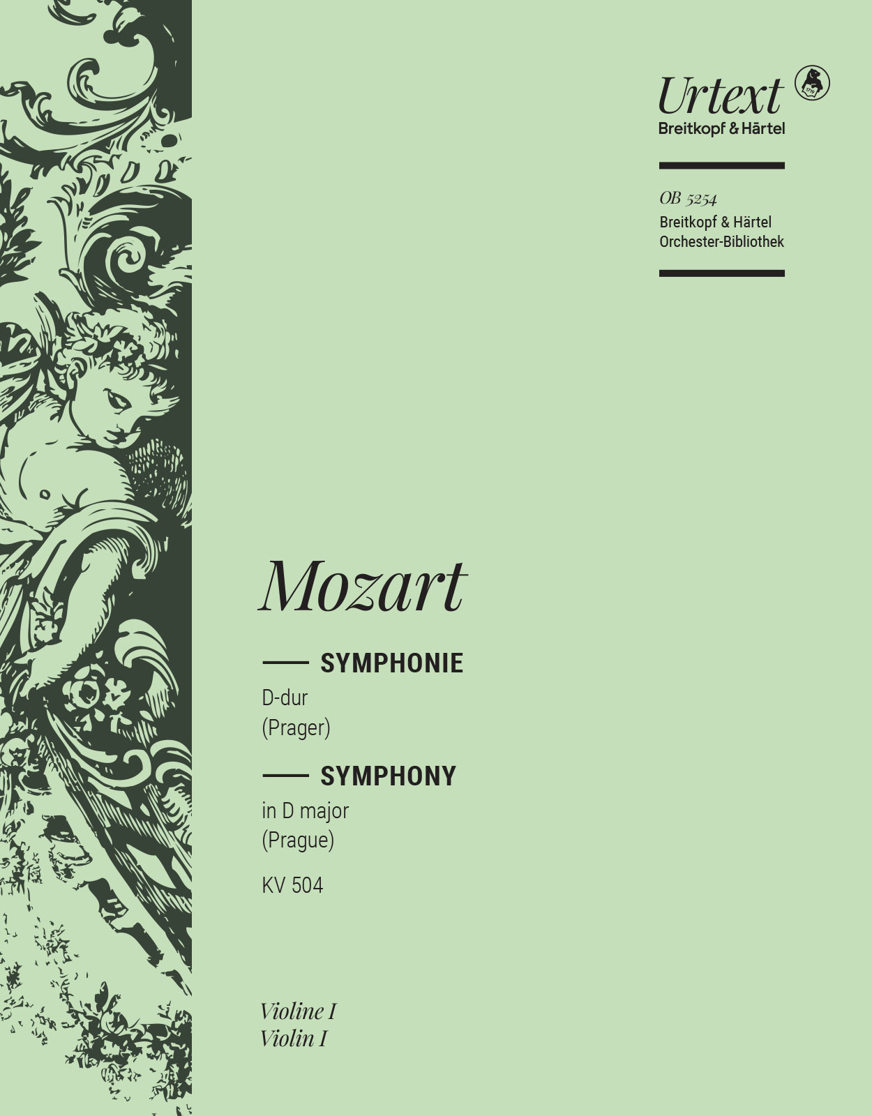 OB 5254-15 - Symphonie [Nr. 38] D-dur KV 504 - Cover