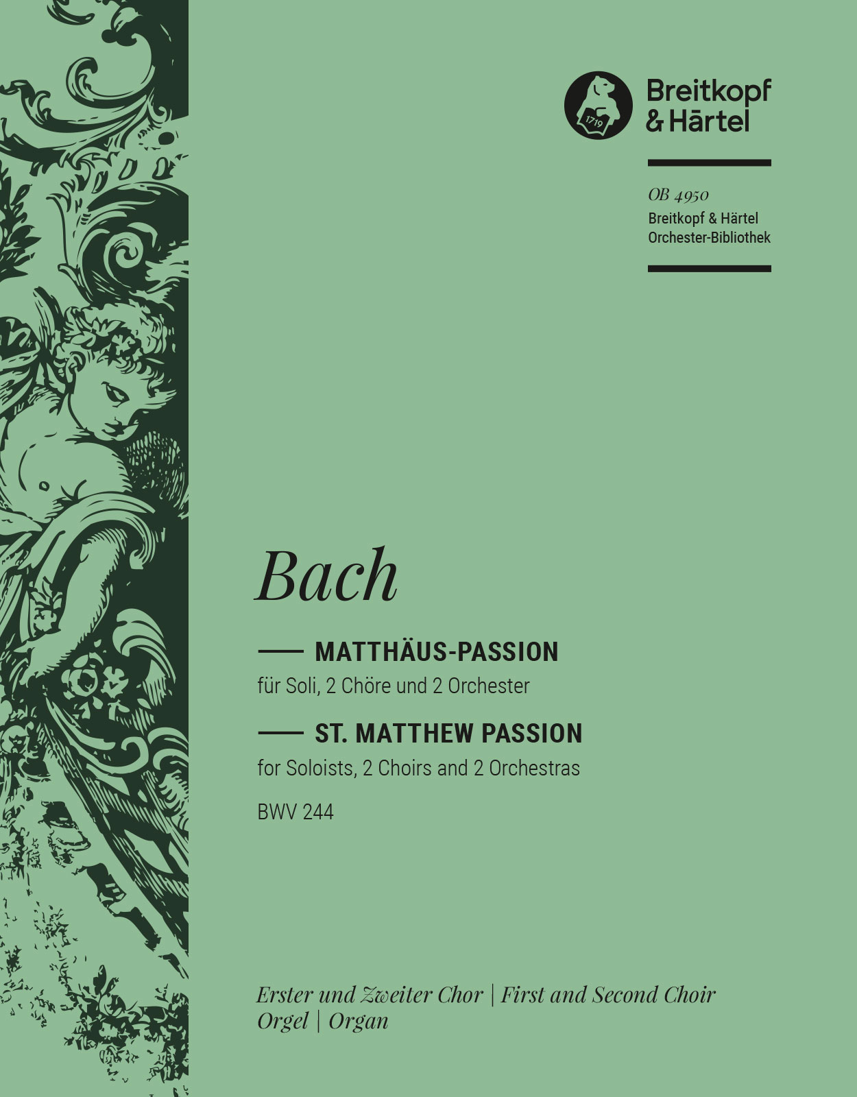 OB 4950-11 - Matthäus-Passion BWV 244 - Cover