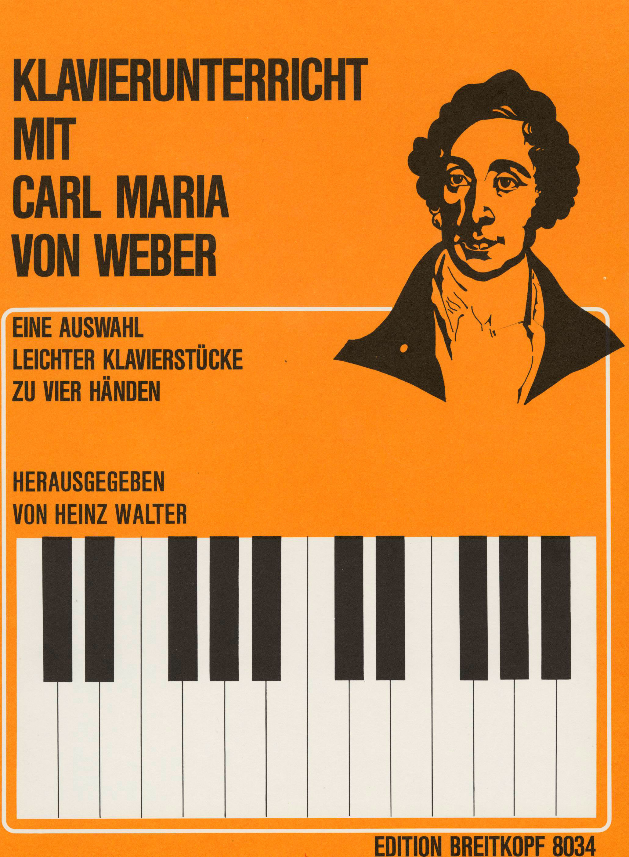 Carl Maria von Weber - A Selection of Original Works for Four-Hands - Cover