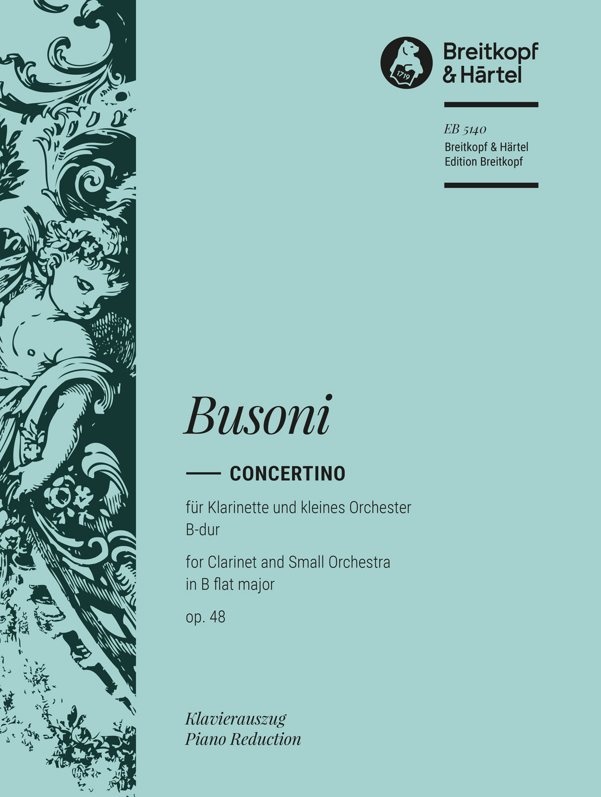 Ferruccio Busoni - Concertino in B flat major Op. 48 K 276 - Cover