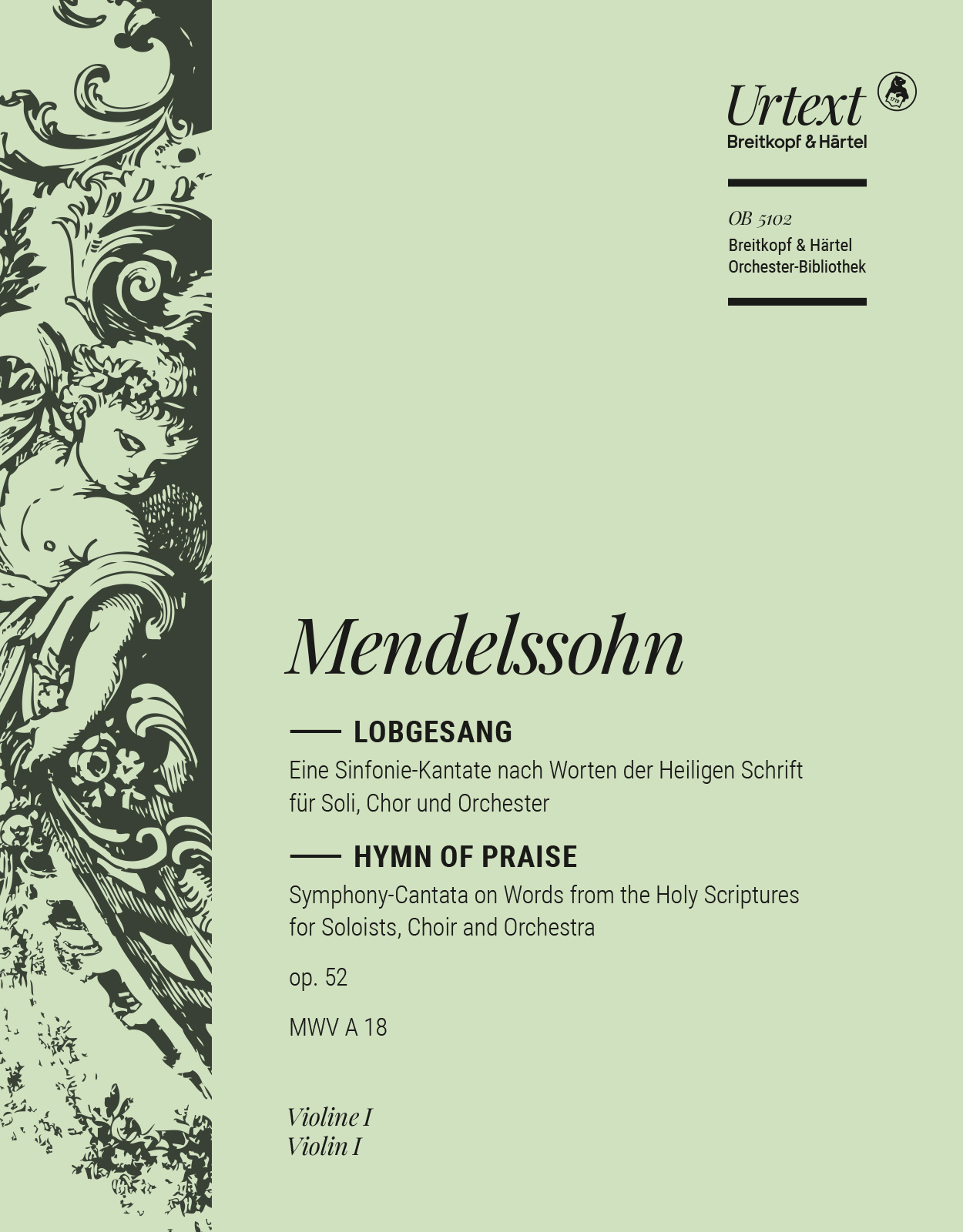 OB 5102-15 - Lobgesang op. 52 MWV A 18 - Cover