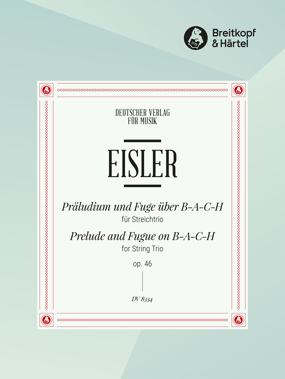 Hanns Eisler - Präludium und Fuge über B-A-C-H op. 46 - Cover