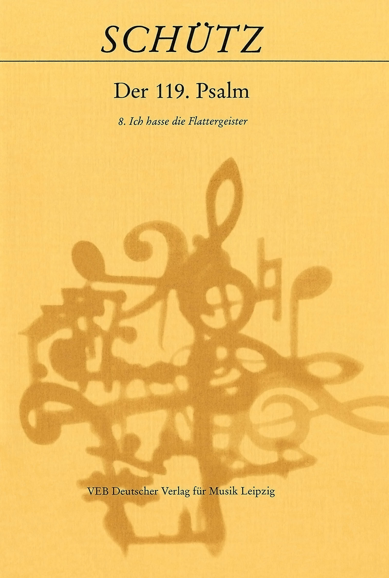 DV 7958 - Der Schwanengesang. Des Königs und Propheten Davids 119. Psalm - Cover