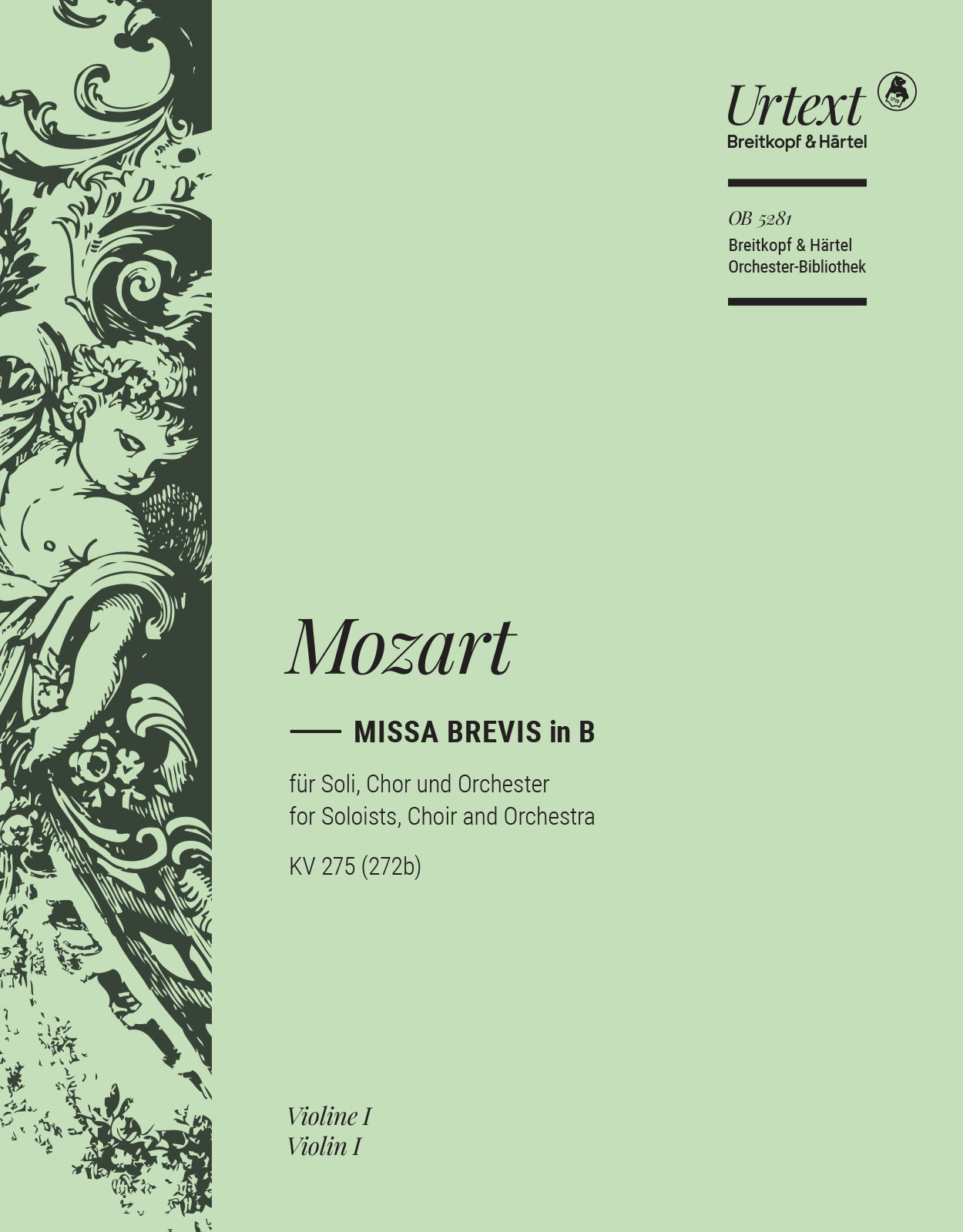 OB 5281-15 - Missa brevis in B KV 275 (272b) - Cover