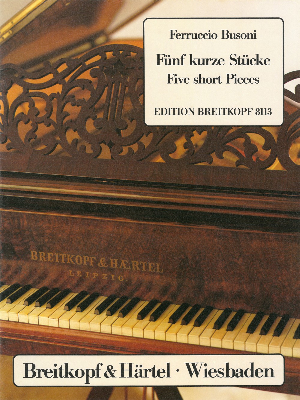 Ferruccio Busoni - 5 Short Pieces to cultivate polyphonic Playing K 296 - Cover