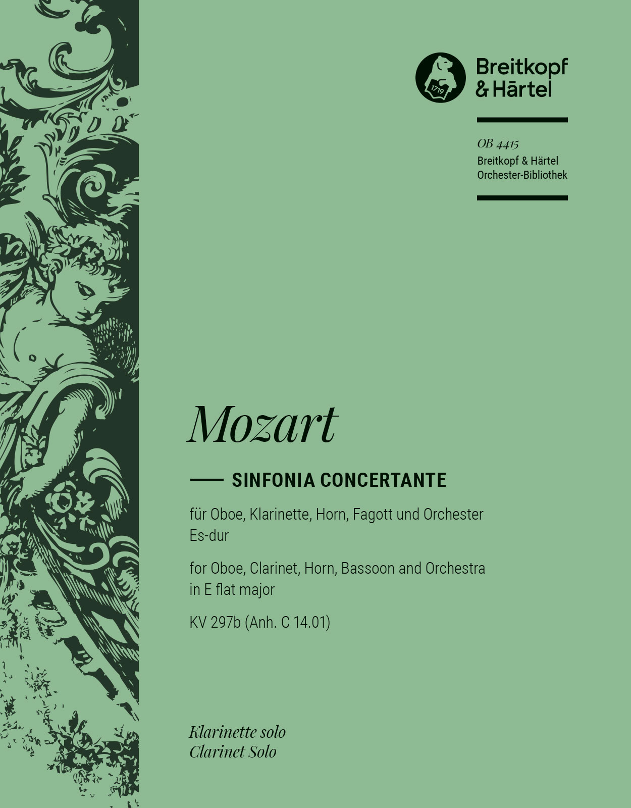 OB 4415-04 - Sinfonia concertante in E flat major K. 297b (App. C 14. 01) - Cover