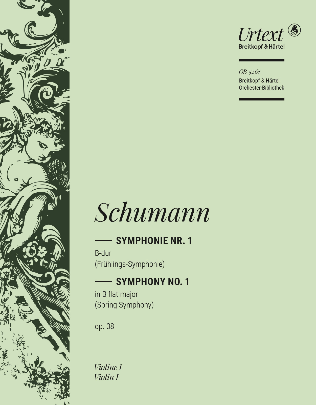 OB 5261-15 - Symphonie Nr. 1 B-dur op. 38 - Cover