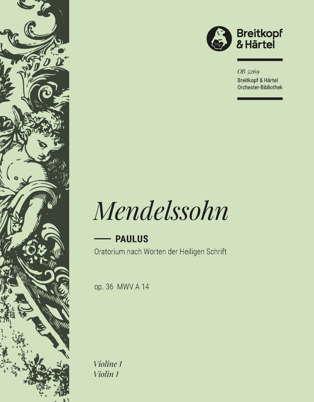 OB 5269-15 - Paulus op. 36 MWV A 14 - Cover