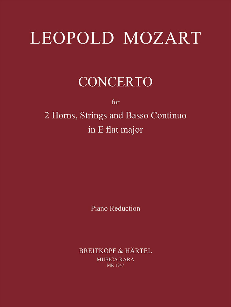 MR 1847D - Concerto in Es-dur - Cover