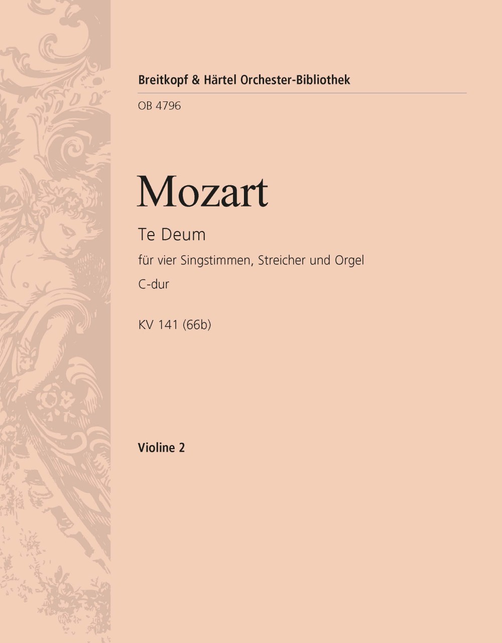 OB 4796-16 - Te Deum C-dur KV 141 (66b) - Cover