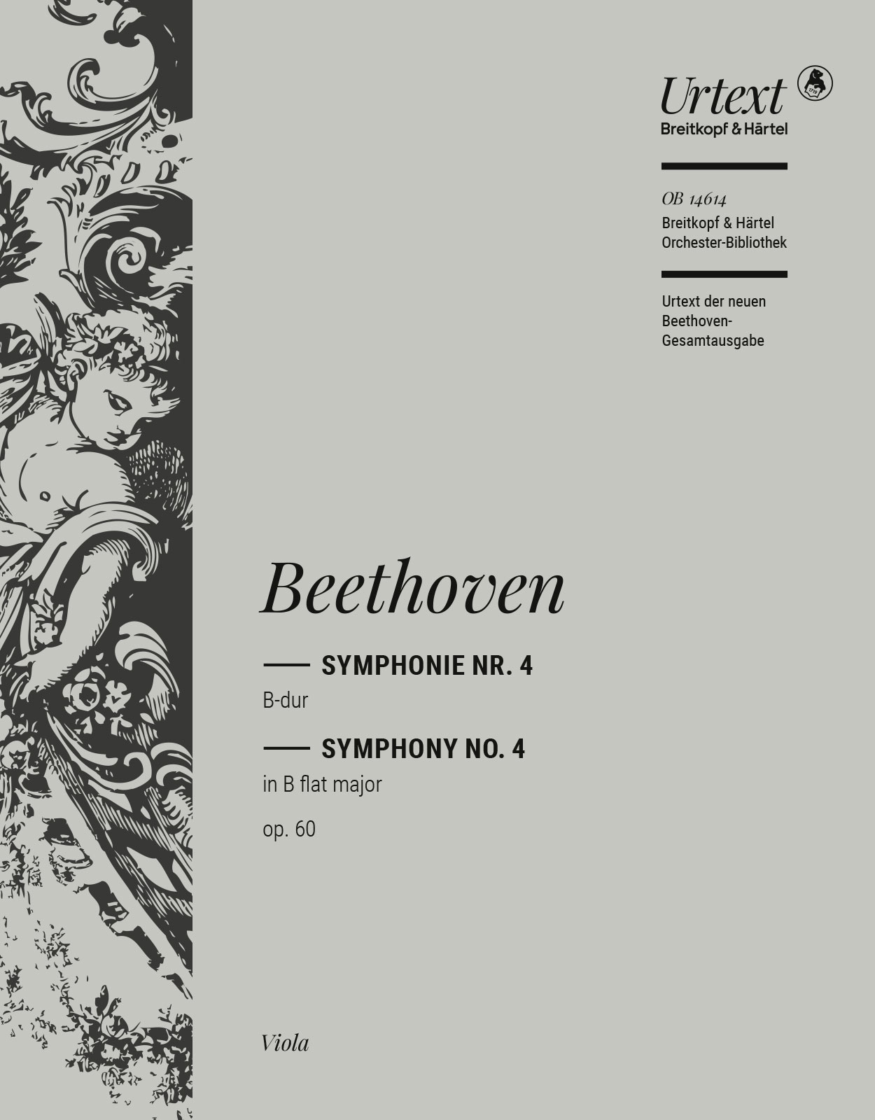 OB 14614-19 - Symphonie Nr. 4 B-dur op. 60 - Cover