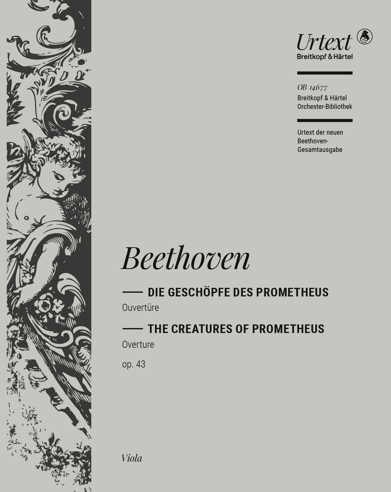 OB 14677-19 - Die Geschöpfe des Prometheus op. 43 - Cover