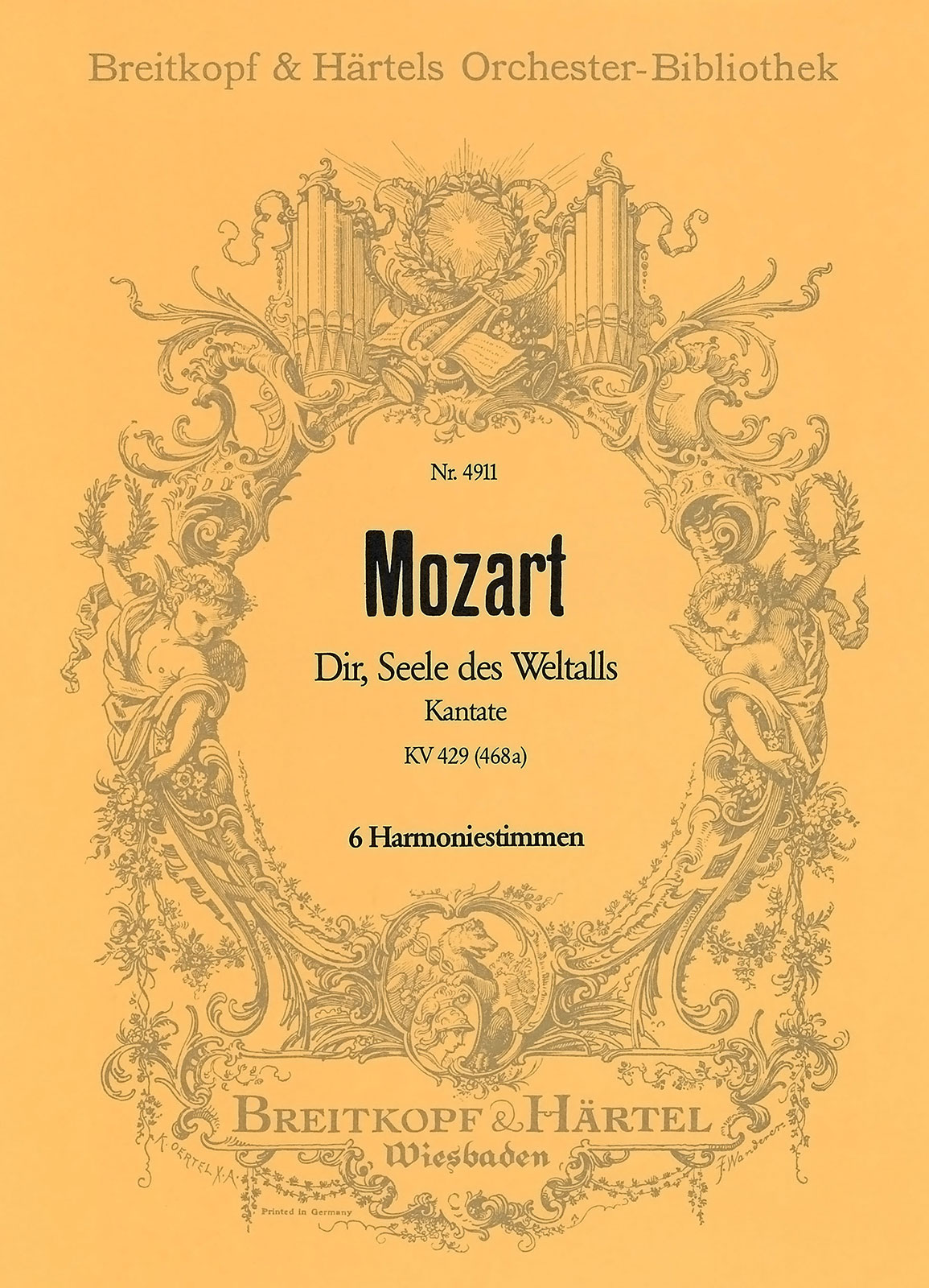 OB 4911-30 - Dir, Seele des Weltalls KV 429 (468a) - Cover